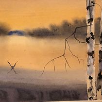 My project in Atmospheric Landscapes in Watercolor  course Ein Projekt aus dem Bereich Bildende Künste, Aquarellmalerei und Malerei von johanna_holmberg - 28.11.2021