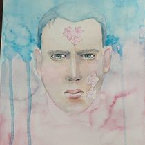 My project in Expressive Watercolor Portraits course. Traditional illustration, Fine Arts, Painting, Watercolor Painting, and Portrait Drawing project by Nerida - 11.29.2021