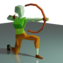 Mi Proyecto del curso: Modelado de personajes low poly para videojuegos Ein Projekt aus dem Bereich 3D, 3-D-Modellierung, Videospiele, Design von 3-D-Figuren und Design für Videospiele von anassiff - 26.11.2021