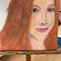 Mein Kursprojekt: Ausdrucksstarke Ölporträts: Entdecke die Technik der Alla-Prima-Malerei. Fine Arts, Painting, and Oil Painting project by evineumaier - 11.29.2021