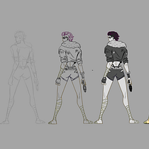 Mi Proyecto del curso: Ilustración de personajes dinámicos . Een project van Traditionele illustratie, Ontwerp van personages, Stripboek,  Creativiteit,  Tekening, Digitale tekening y Manga van alexrog2510 - 29.11.2021