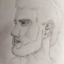 Mój projekt z kursu: Szkicowanie portretów: odkrywaj ludzką twarz. Een project van  Schetsen,  Tekening,  Portrettekening,  Artistieke tekening y Sketchbook van Maciej Zieliński - 01.12.2021