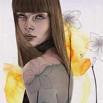 My project in Illustrated Portraits with Procreate course. Ilustração tradicional, Ilustração vetorial, Ilustração digital, e Desenho de retrato projeto de gabame - 29.11.2021