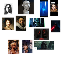 Mi Proyecto del curso: Principios de pintura digital para retratos Sith En la Nieve. Un progetto di Pittura e Pittura digitale di John Gonzalez - 29.11.2021