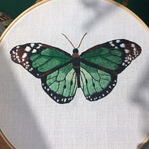 Mi Proyecto del curso: Técnicas de bordado realista. Traditional illustration, and Embroider project by cristinasimon_98 - 12.29.2021