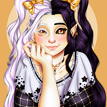 Meu projeto do curso: Retrato de personagens femininas com Procreate. Projekt z dziedziny Trad, c, jna ilustracja, Ilustracja c, frowa, R, sunek c i frow użytkownika Glaice Sousa de Araujo - 29.11.2021