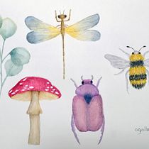 Mi Proyecto del curso: Dibujo y composición naturalista en acuarela. Traditional illustration, Drawing, Watercolor Painting, and Naturalistic Illustration project by Nuria Ogalla - 11.29.2021