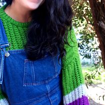 Mi Proyecto del curso: Crochet: crea prendas con una sola aguja. Fashion Design, Fiber Arts, DIY, and Crochet project by Gaby Orel - 11.30.2021