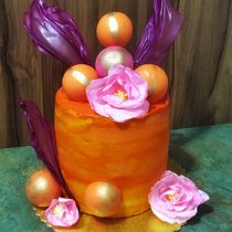My project in Cake Design: Modern Decorating Techniques course. Design, and DIY project by mirandacoral6 - 11.22.2021