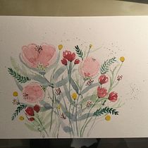Mon projet du cours : Création d’une composition florale à l’aquarelle. Un progetto di Illustrazione tradizionale, Belle arti, Pittura, Pittura ad acquerello, Illustrazione botanica e Illustrazione naturalistica di scarlett.oha.gm - 30.11.2021