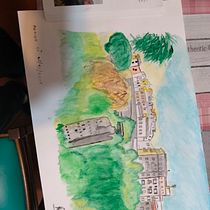 Il mio progetto del corso: Tecniche moderne di acquerello paesaggistico. Un progetto di Pittura ad acquerello e Pittura di faiolapaolo56 - 30.11.2021