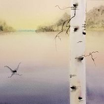 My project in Atmospheric Landscapes in Watercolor  course Ein Projekt aus dem Bereich Bildende Künste, Malerei und Aquarellmalerei von tregilgaskim - 30.11.2021