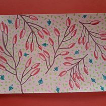 My project in Botanical Patterns in a Sketchbook: Conquer the Blank Page course. Ilustração tradicional, Pattern Design, Ilustração botânica, e Sketchbook projeto de Naima Dell'Ava - 01.12.2021