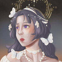 My project in Digital Fantasy Portraits with Photoshop course. Traditional illustration, Drawing, Digital Illustration, Portrait Drawing, Digital Drawing, and Digital Painting project by mariri_08 - 11.30.2021
