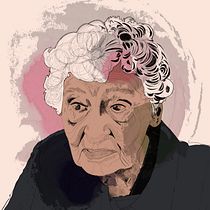 My project in Illustrated Portraits with Procreate course. Ilustração tradicional, Ilustração vetorial, Ilustração digital, e Desenho de retrato projeto de Sarah Altrock - 28.11.2021