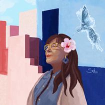Mi Proyecto del curso: Retratos pictóricos con técnicas digitales. Ilustração digital, Desenho de retrato, e Pintura digital projeto de solarneodo - 02.12.2021