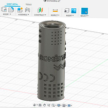 Rolo Texturizado Domestika: Projeto do curso Introdução ao design e impressão 3D. Projekt z dziedziny 3D, Wzornictwo przem, słowe, Projektowanie produktowe,  Modelowanie 3D i  Projektowanie 3D użytkownika Nicolas Firmino - 27.11.2021