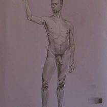 Mój projekt z kursu: Realistyczny rysunek postaci ludzkiej. Een project van Traditionele illustratie,  Beeldende kunst,  Schetsen, Tekening met potlood,  Tekening, Realistische tekening y Anatomisch tekenen van Arleta Zaborowska - 02.12.2021