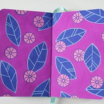 My project in Botanical Patterns in a Sketchbook: Conquer the Blank Page course. Ilustração tradicional, Pattern Design, Ilustração botânica, e Sketchbook projeto de Aneta Biskupová - 02.12.2021