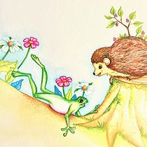 Abbie - My project in Animal Characters in Watercolor for Children’s Books course. Traditional illustration, Fine Arts, Painting, Drawing, Watercolor Painting, Children's Illustration, and Narrative project by Abbie Moegelvang - 12.02.2021
