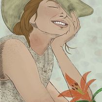 My project in Illustrated Portraits with Procreate course. Ilustração tradicional, Ilustração vetorial, Ilustração digital, e Desenho de retrato projeto de martuschej - 03.12.2021