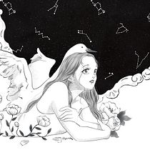 My project in Traditional Drawing Techniques with Procreate course. Ilustração tradicional, Desenho, Ilustração digital, Desenho de retrato, e Desenho digital projeto de chapeonya - 03.12.2021