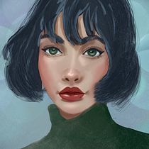 Mi Proyecto del curso: Personajes femeninos poderosos: ilustra la diversidad. Traditional illustration, Painting, Digital Illustration, Digital Drawing, and Digital Painting project by solarneodo - 12.03.2021