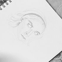 Mein Kursprojekt: Skizzenbuch für Porträts: Erkunde das menschliche Gesicht. Een project van  Schetsen,  Tekening,  Portrettekening,  Artistieke tekening y Sketchbook van Sabrina Wohlfeil - 03.12.2021