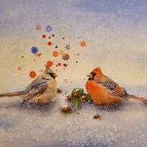 My project in Artistic Watercolor Techniques for Illustrating Birds course. Traditional illustration, Watercolor Painting, Realistic Drawing, and Naturalistic Illustration project by Tyler Scott - 12.03.2021