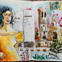 My project in Artistic Watercolor Sketching: Dare to Express Your Ideas course. Traditional illustration, Sketching, Creativit, Drawing, Watercolor Painting, and Sketchbook project by Sorour Braun - 12.04.2021