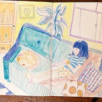 Meu projeto do curso: Sketchbook experimental: encontre seu estilo de desenho. Traditional illustration, Sketching, Creativit, Drawing, and Sketchbook project by andrea_onishi - 12.04.2021