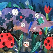 My project in Artist's Notebook: Explore Illustration Techniques course. Design, Traditional illustration, Fine Arts, Painting, Creativit, Creating with Kids, and Sketchbook project by alittlefriends - 12.05.2021