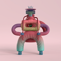 My project for Laurie Rowan's Domestika course. 3D, Animação, Design de personagens, Modelagem 3D, Design de personagens 3D, e 3D Design projeto de tristan.chesselet - 05.12.2021