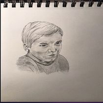 Mon projet du cours : Portrait réaliste au crayon : jouez avec les histoires et les émotions. Traditional illustration, Pencil Drawing, Drawing, Portrait Drawing, and Realistic Drawing project by ftoucro - 12.04.2021