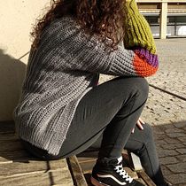 Mi Proyecto del curso: Crochet: crea prendas con una sola aguja - Hygge cárdigan. Fashion Design, Fiber Arts, DIY, and Crochet project by Eva M&M - 12.05.2021