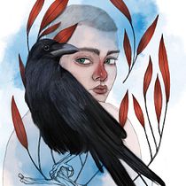 My project in Illustrated Portraits with Procreate course. Ilustração tradicional, Ilustração vetorial, Ilustração digital, e Desenho de retrato projeto de jessjurenak - 05.12.2021