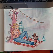Mi Proyecto del curso: Sketchbook para explorar tu estilo de dibujo. Traditional illustration, Sketching, Creativit, Drawing, Watercolor Painting, Sketchbook, and Gouache Painting project by ESPERANZA MIQUEL PICÓ - 12.05.2021