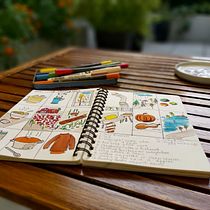 My project in Illustrated Life Journal: A Daily Mindful Practice course. Fine Arts, Sketching, Creativit, Drawing, and Sketchbook project by Natalia Cheinman - 11.25.2021