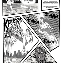 Mi Proyecto del curso: Ilustración de personajes dinámicos: ESCENA DE ACCIÓN DENTRO DE UNA PÁGINA DE MANGA. . Een project van Traditionele illustratie, Ontwerp van personages, Stripboek,  Creativiteit,  Tekening, Digitale tekening y Manga van Pablo Cornejo Mejías - 06.12.2021