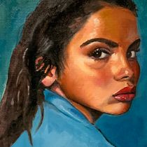 My project in Expressive Oil Portraiture: Explore the Alla Prima Technique course. Fine Arts, Painting, and Oil Painting project by lizzie_harwood3 - 12.06.2021