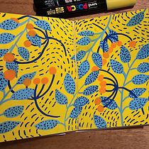 My project in Botanical Patterns in a Sketchbook: Conquer the Blank Page course. Ilustração tradicional, Pattern Design, Ilustração botânica, e Sketchbook projeto de Anastasia Kuprina - 03.12.2021