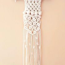 Mi Proyecto del curso: Macramé: nudos básicos y complejos. Accessor, Design, Interior Design, Decoration, Fiber Arts, and Macramé project by jennicarrion94 - 12.06.2021