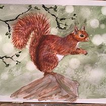 My project in Expressive Animal Portraits in Watercolor course. Un projet de Illustration traditionnelle, Aquarelle, Dessin réaliste et Illustration naturaliste de paulhad1 - 06.12.2021