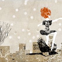 My project in Experimental Illustration with India Ink and Acrylics course. Traditional illustration, and Fine Arts project by Elwira van Pijkeren - 12.05.2021
