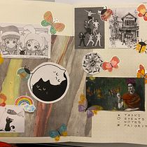 Il mio progetto del corso: Bullet journal creativo: pianificazione e creatività . Traditional illustration, Lettering, Drawing, H, and Lettering project by bamboosuitubi - 12.06.2021