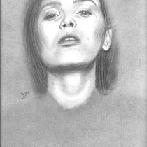Mi Proyecto del curso: Retrato artístico al carboncillo: creando atmósferas. Ilustração tradicional, Artes plásticas, Desenho, Desenho de retrato, Desenho realista, e Desenho artístico projeto de Begoña Verano Garrido - 06.12.2021