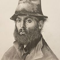 My project in Realistic Portrait with Graphite Pencil course. Traditional illustration, Fine Arts, Sketching, Pencil Drawing, Drawing, Portrait Drawing, Realistic Drawing, Artistic Drawing, and Figure Drawing project by Chris Scanlan - 12.07.2021