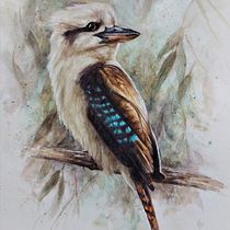 My project in Artistic Watercolor Techniques for Illustrating Birds course. Traditional illustration, Watercolor Painting, Realistic Drawing, and Naturalistic Illustration project by Julie Ricketts - 12.07.2021