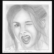 Mon projet du cours : Dessin anatomique de la tête humaine. Fine Arts, Pencil Drawing, Drawing, Portrait Drawing, Realistic Drawing, and Figure Drawing project by Karole Tessier - 12.07.2021