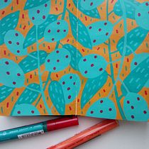 My project in Botanical Patterns in a Sketchbook: Conquer the Blank Page course. Ilustração tradicional, Pattern Design, Ilustração botânica, e Sketchbook projeto de Kristina Mankuvienė - 07.12.2021